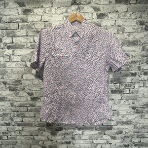 EUC Bonobos Men's Slim Fit Floral Print Cotton Button Up Shirt Size L